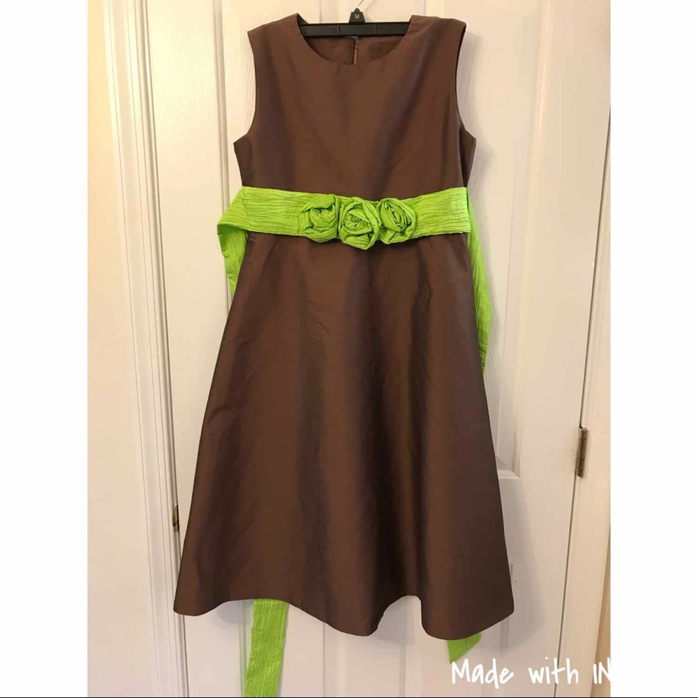 Handmade teen bridesmaid dress